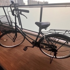 自転車(防犯登録抹消届済・後付けの鍵あり)の画像