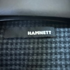HAMNETT チェック柄アウター　メンズM  ハムネット ブルゾン の画像