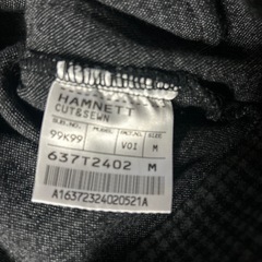 HAMNETT チェック柄アウター　メンズM  ハムネット ブルゾン の画像