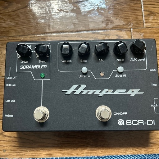 ヘッドフォン ampeg  SCR-DI