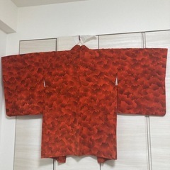 アンティーク着物羽織 紅葉柄の画像