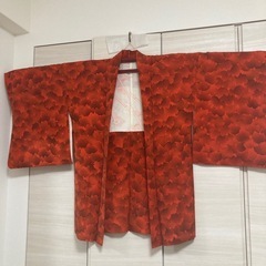 アンティーク着物羽織 紅葉柄の画像