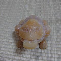 　値下げ　置物　お金を咥えた3本足のカエル　の画像