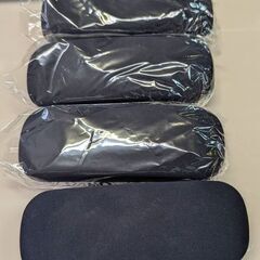 ☆メガネ入れ(ハード)４個・(ソフト)２個　＆　メガネ　１個　未使用品・新品　の画像