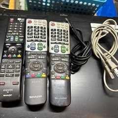 シャープテレビ2台、レコーダー1台セットの画像