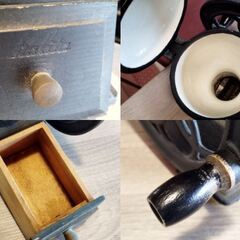 Kalita カリタ コーヒーミル ダイヤミル 手挽きミル 鉄製 レトロ ブラック　/TJ-2031 2F南の画像