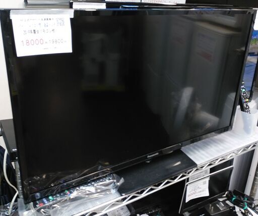 再セール！3か月間3か月間保証☆配達有り！13000円(税抜）パナソニック 32型 液晶テレビ リモコン付き 2019年製