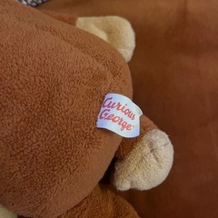 おさるのジョージ　ぬいぐるみの画像