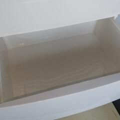 取引中☆おしゃれな5段チェスト　ホワイト高さ106.5☆の画像