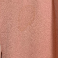【訳あり】アンティーク着物 ピンク無地の画像