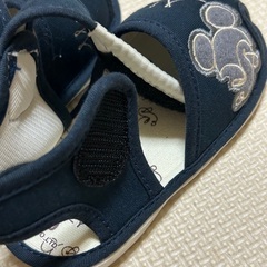 未使用品　ミッキー　サンダル　14センチの画像