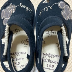 未使用品　ミッキー　サンダル　14センチの画像