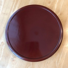 丸盆　　まるいお盆の画像