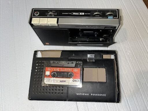 ナショナル パナソニックTimeRQ-222カセットテープレコーダー
