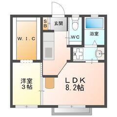 0057　都市ガス！インターネット使い放題！角部屋・二人入居可 − 福岡県