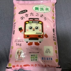 お米　あきたこまち　無洗米
