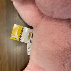 スヌーピー　ぬいぐるみ　ビッグ　ピンクの画像