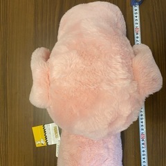 スヌーピー　ぬいぐるみ　ビッグ　ピンクの画像