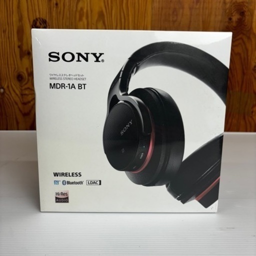 s0921601 完全未使用品 SONY MDR-1A BT ソニー ヘッドフォン ブラック ワイヤレス Bluetooth DSEE搭載 長時間バッテリー ハイレゾ 中古品