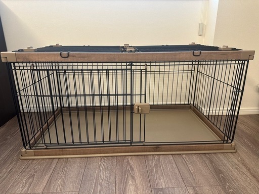 アイリスオーヤマ　ペットサークル　屋根付き