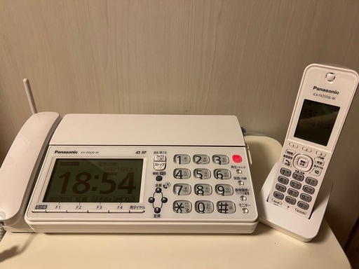 Panasonic KX-PZ620-W 電話機　子機付