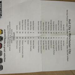 2008イングランドプレミアリーグ　ハル×マンチェスターシティ　オフィシャルパンフレットの画像