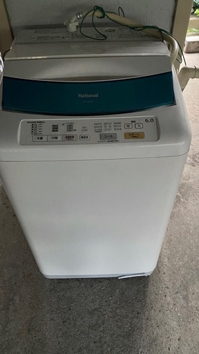 ナショナル　美品　洗濯機　6kg