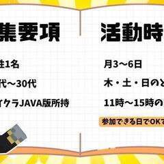 マイクラ実況の新メンバーを募集しています！ - 新宿区