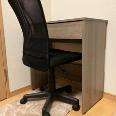 【在宅用、勉強用】机、椅子セットの画像