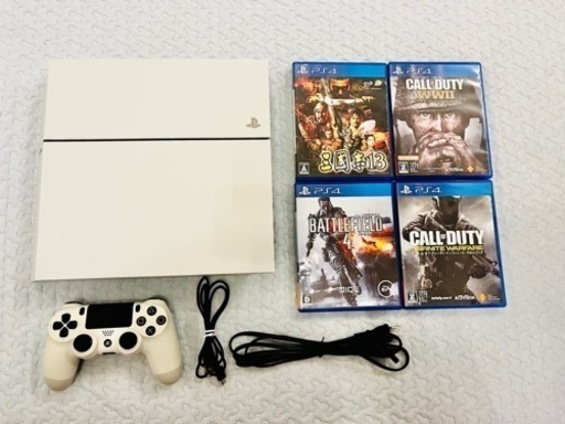 (ソフト付)Sony PlayStation 4 CUH-1100 ホワイト