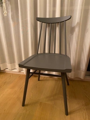 【値引き】ベルメゾン　ダイニングチェア　椅子　グレー