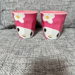 マイメロディ サンリオ コップ 2点セット マイメロちゃん グラ...