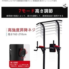 懸垂台　ぶら下がり健康器の画像