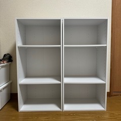 【受渡先決定】ニトリ　カラーボックス　2つセット