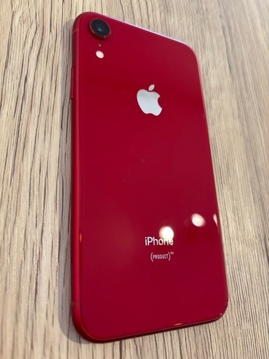 iPhoneXR 128Gレッド ケース付き