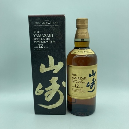 a0922601 サントリー 山崎12年 ウィスキー SUNTORY YAMAZAKI シングルモルトウィスキー 700ml 43% 国内製造 お酒 入手困難 未開封