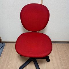 事務用椅子(赤)の画像