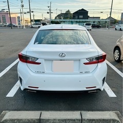 値下げしました　レクサス　RC350  たっぷり車検令和8年8月の画像