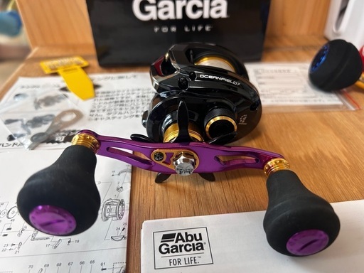 美品】アブガルシア、オーシャンフィールド7（左巻き）