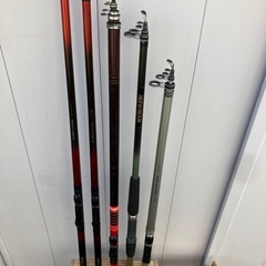 投げ竿 磯竿 5本セット