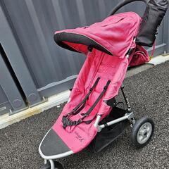 しっかりしたピンクベビーカー(*^^*)レア品*˙︶˙*)ﾉ"