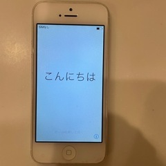 Apple iPhone5  シルバー 