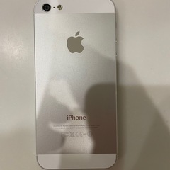 Apple iPhone5  シルバー の画像