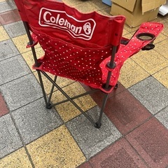 美品☆Coleman コールマン　リゾートチェア チェア　イス　ドット　廃番品　袋付の画像
