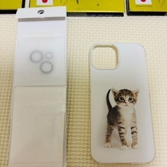 iPhone13mini専用　ガラスフィルム　カメラレンズ　スマホケースの画像