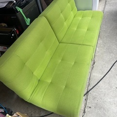ソファーベッド　美品　引き出し付き