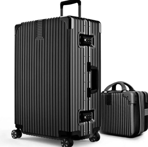 ❣️SALE中❣️1〜3泊用　スーツケース キャリーバッグ キャリーケース 大型 静音 ダブルキャスター 耐衝撃 旅行出張 親子セット