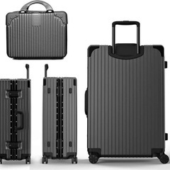 ❣️SALE中❣️1〜3泊用　スーツケース キャリーバッグ キャリーケース 大型 静音 ダブルキャスター 耐衝撃 旅行出張 親子セットの画像