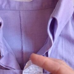 FAST SCENE 薄紫色のシャツ 長袖 Mサイズくらいの画像