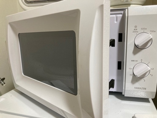 【予定者決定】使用半年　電子レンジ